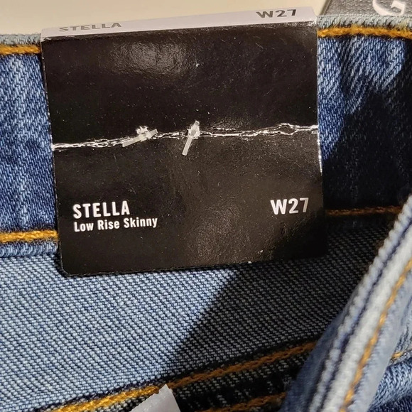 True Religion Stella Low Rise Skinny Med/Light Wash Wmns Sz 27 NWT #009 - Picture 6 of 10